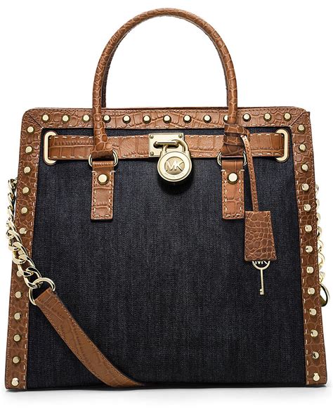 hamilton traveler michael kors|Michael Kors Hamilton studded bag.